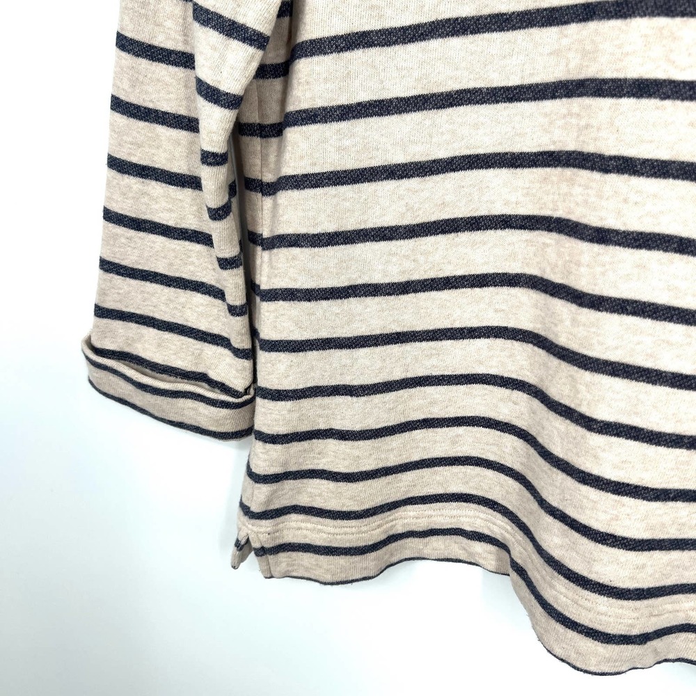 Coldwater Creek Womens Size XS 4-6 Beaded Sweatshirt Blouse Shirt Top Gemstone - Picture 6 of 8